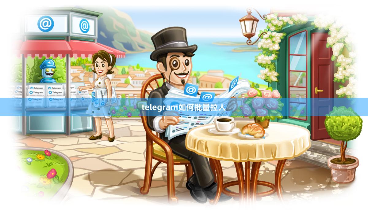 telegram如何批量拉人
